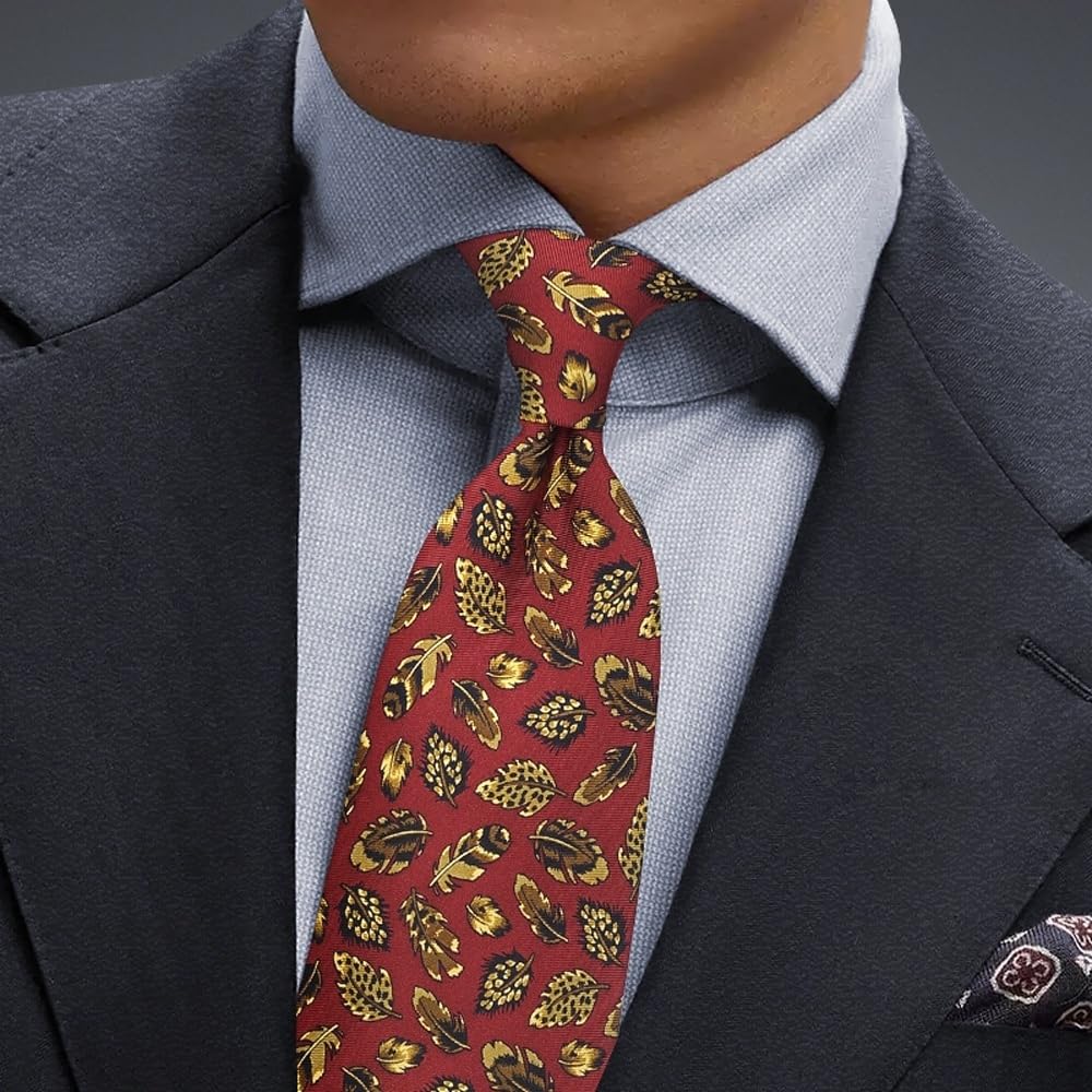 Cravate vintage for hommes, cravate rétro classique en soie, largeur 8,5 cm, tenue formelle décontractée d'affaires