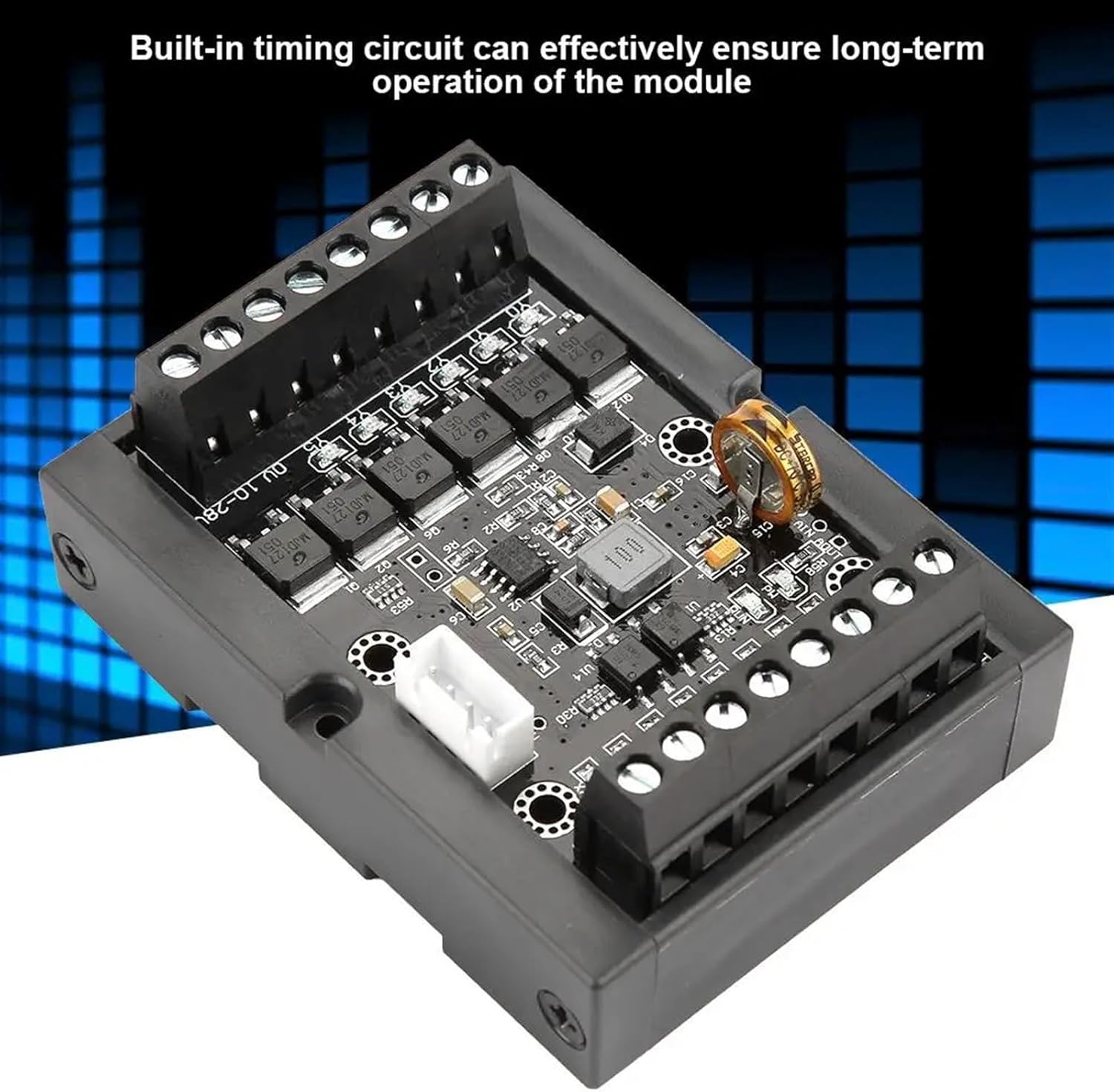 Industrial Control Board FX1N-14MT Programmable Relay Delay Module with Shell Relay Delay Module