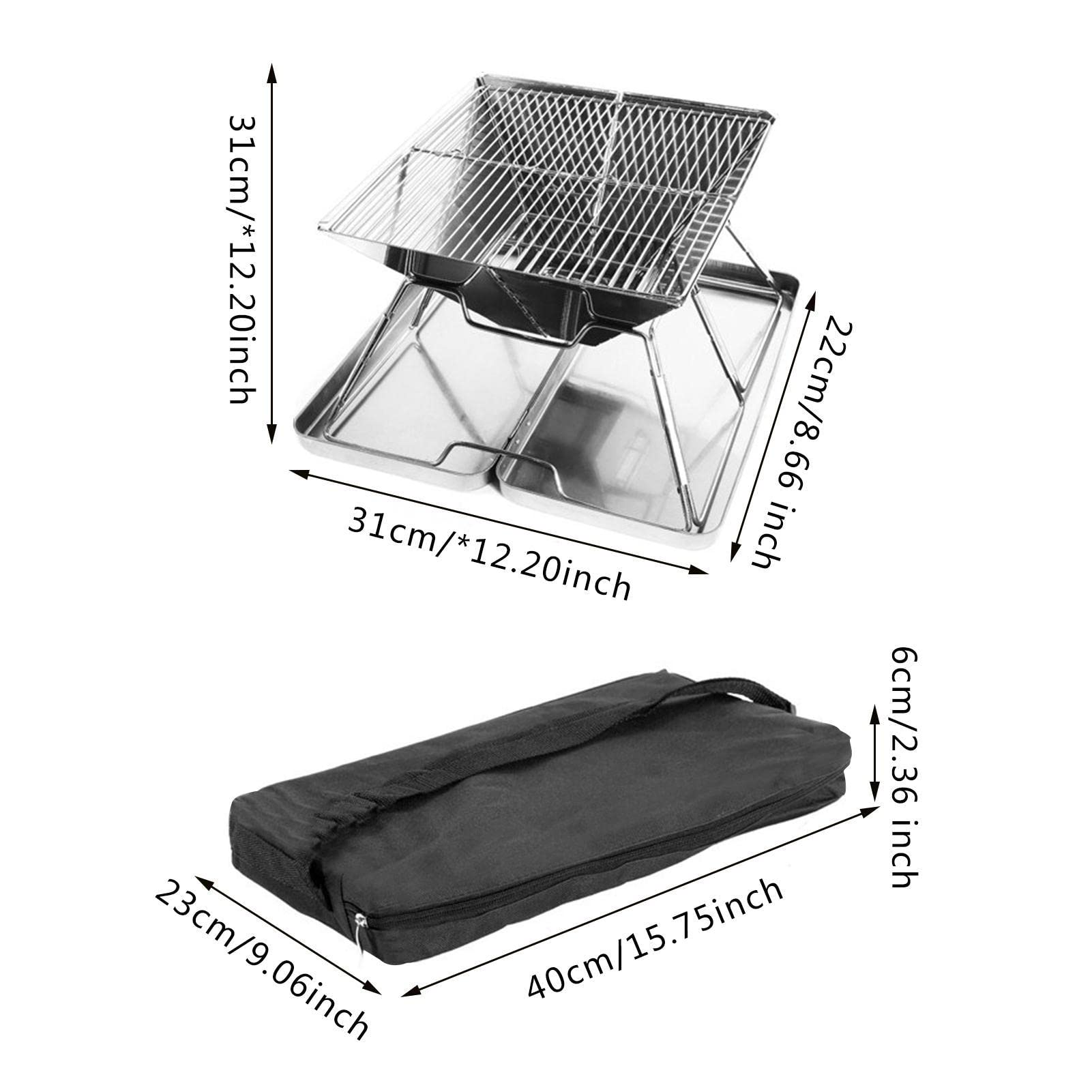 Roestvrij staal rond rooster, buiten koken camping barbecue rooster, uniforme verwarming barbecue bakplaat voor picknick tuin 30 cm, 35 cm/40 cm (30