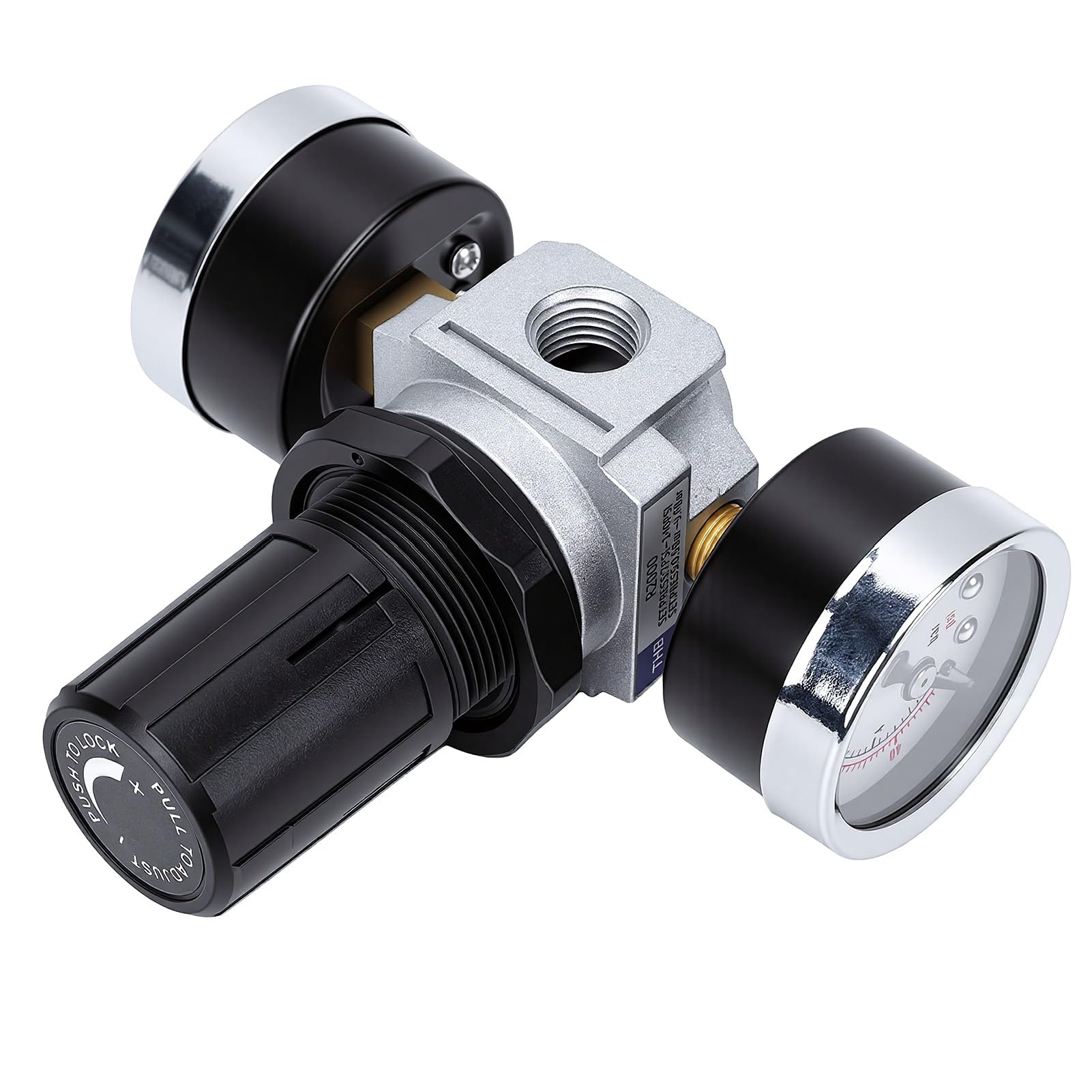 Regolatore della Pressione Dell'aria, 0-150 Psi, Doppio Manometro,