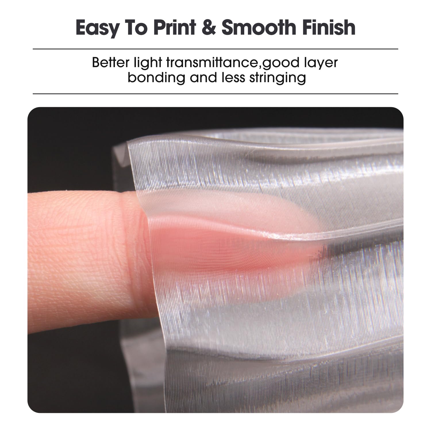 eSUN PETG Basic Filamento 1,75 mm, alta tenacità, 1 kg per bobina, 2 rotoli di materiale di stampa per stampanti 3D, Nero-2KG