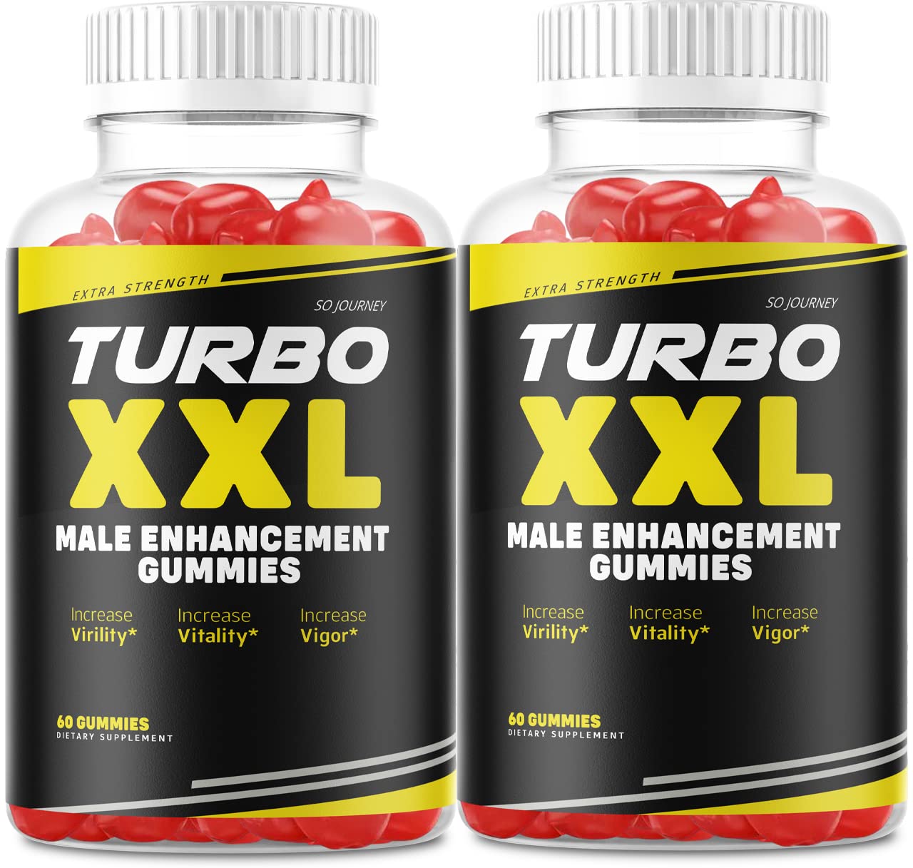 (2 Pack) TurboXXL Gummies Turbo XXL ME Gummies Advanced Formula (120 Gummies)