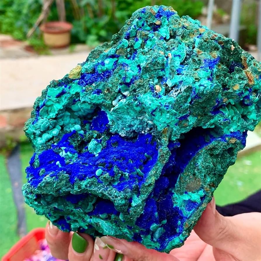 5 アズライト/マラカイト アズライト マラカイト【Mineral Stone】 - YouTube