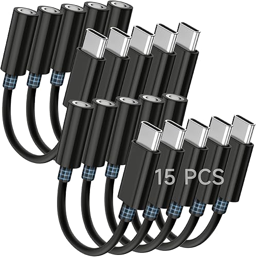 Miniatura 8 de Seulliya Adaptador USB C a 3.5mm de conector de auriculares para iPhone 17/16/15 Pro/Max, DAC Dongle de audio de alta resolución, convertidor de