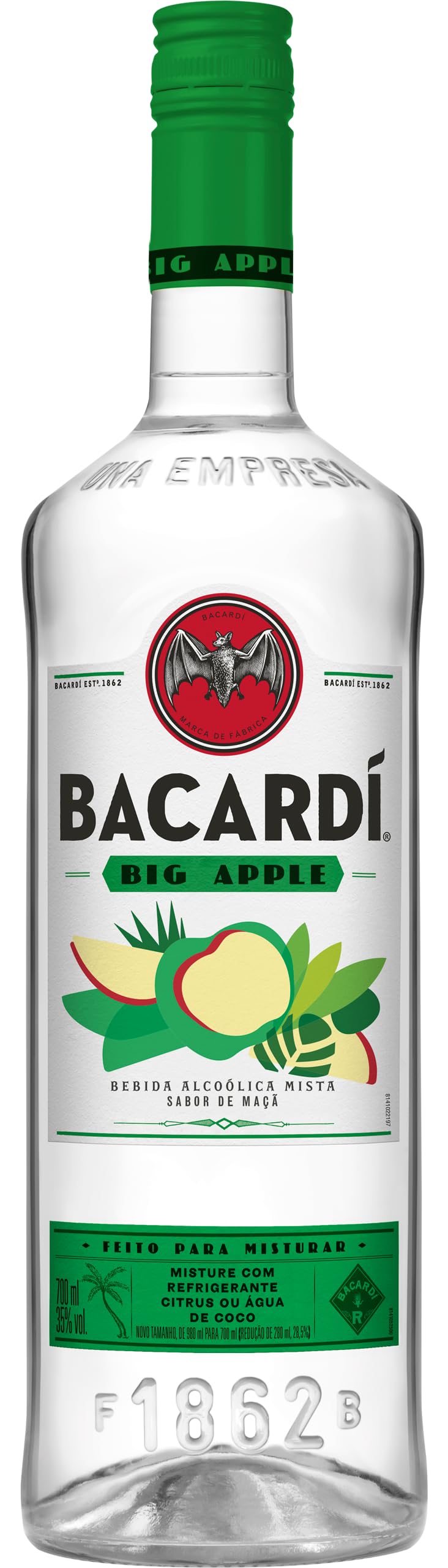 Rum Bacardi Big Apple 700ml | Amazon.com.br