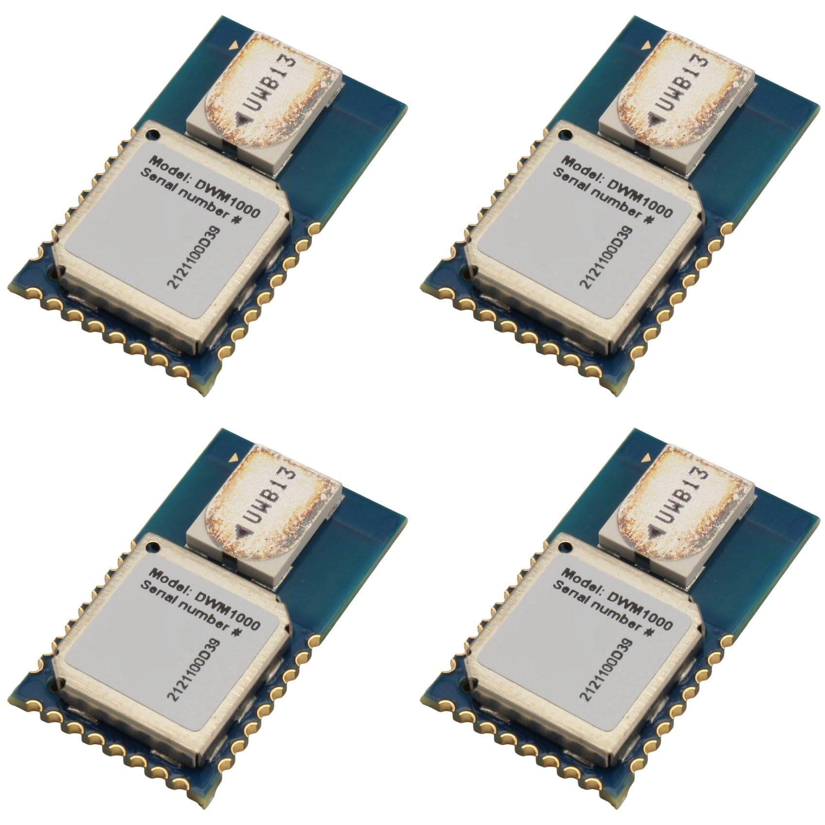 Jnchdghwa 4X DWM1000 BU01 UWB Indoor Position Module DW1000 3.3V High Ultra Wide Ranging Module with Indoor Positioning
