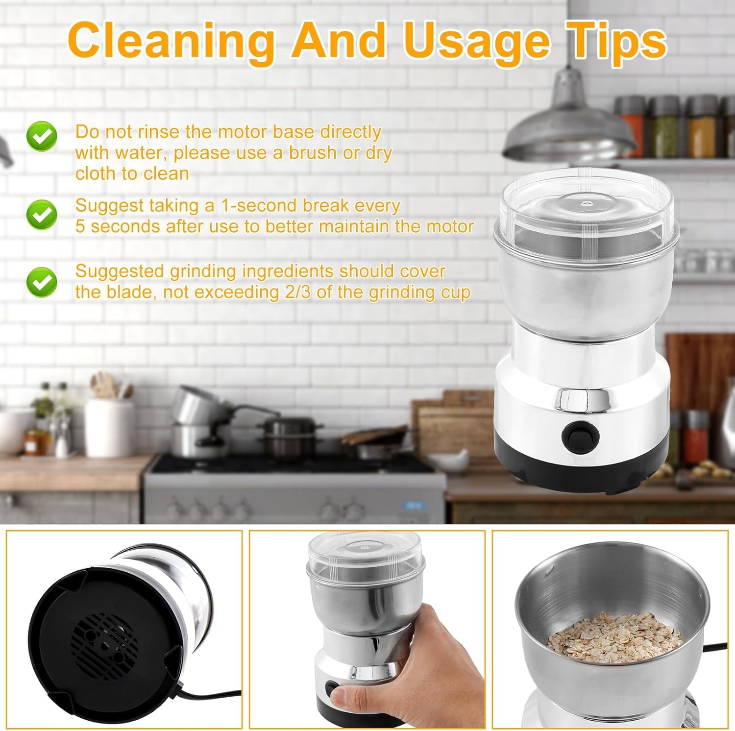 Mini Spice Coffee Grinder - VELOCIOUS -5
