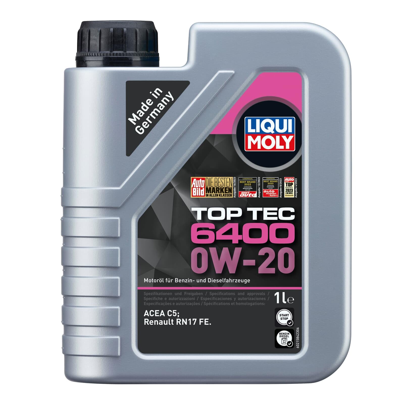 Liqui Moly Top Tec 6400 Motor Yağı 0W-20 1L - 21584