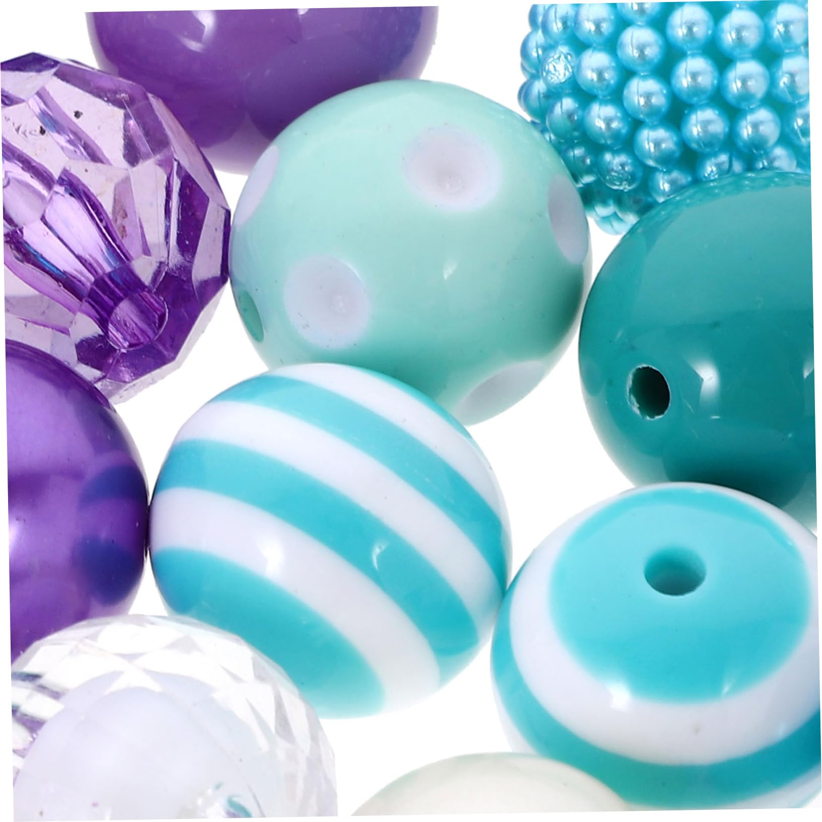 TEHAUX 250piezas Abalorios Acrílicos Para Manualidades De Para Fabricación De Joyas Para y Pulseras