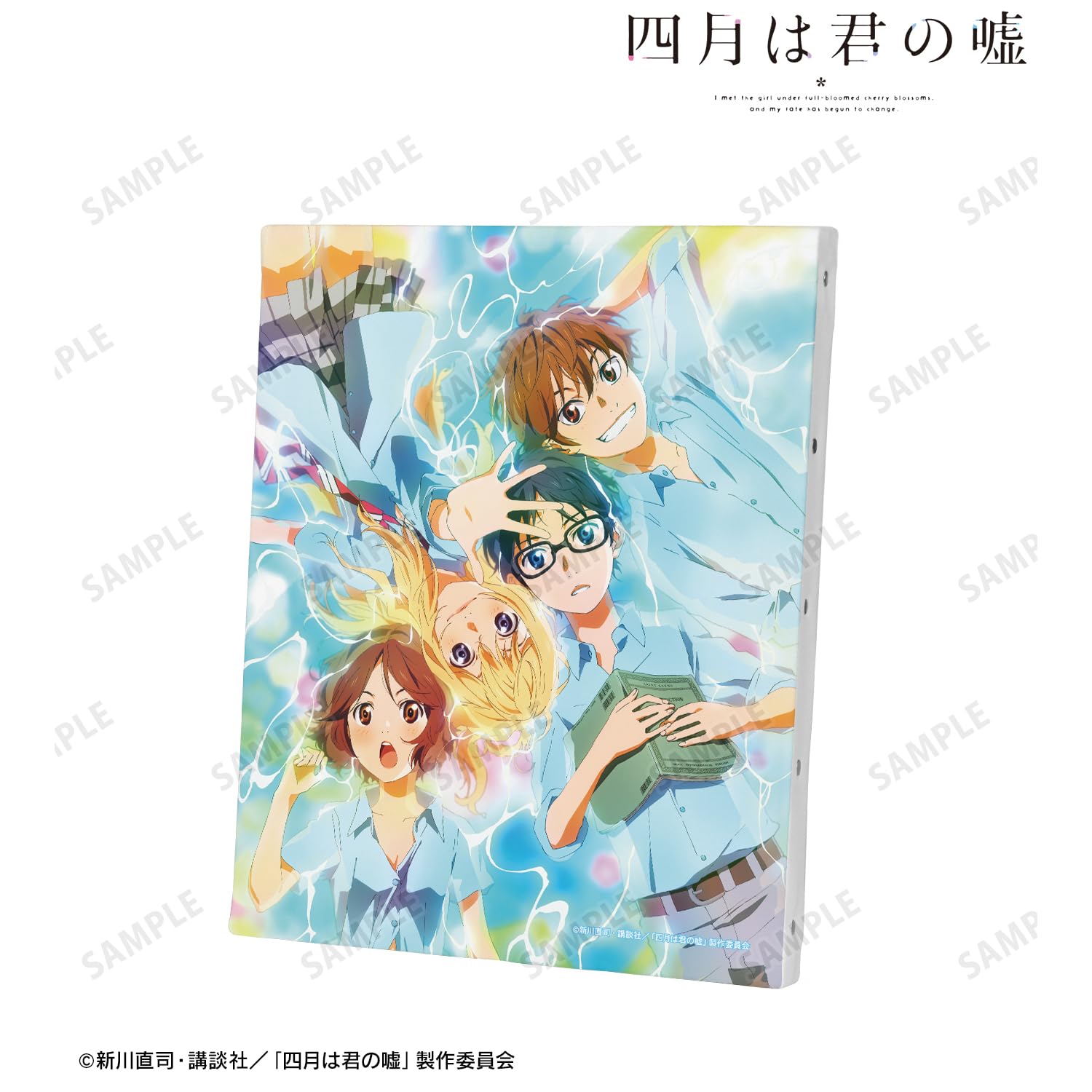 F3号キャンバスボード 四月は君の嘘 Amazon.co.jp: TVアニメ「四月は君の嘘」 キービジュアル キャンバス