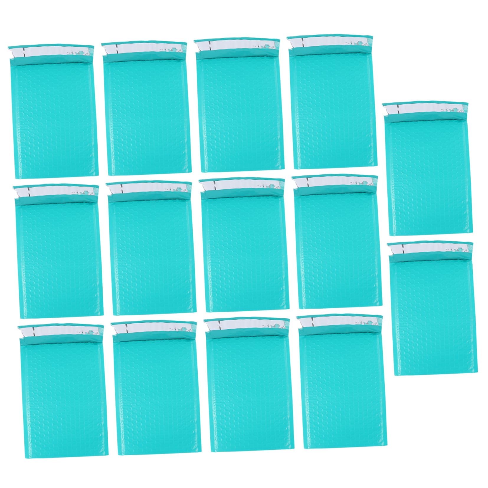 Tofficu Lot de 25 Paquet D'emballage Bulles Auto-adhésifs Verts Forêt 17,2 X 23,4 Cm Soufflet 4 Cm, Paquet Antichoc Pratiques pour Envoi Colis et Rangement Sécurisé