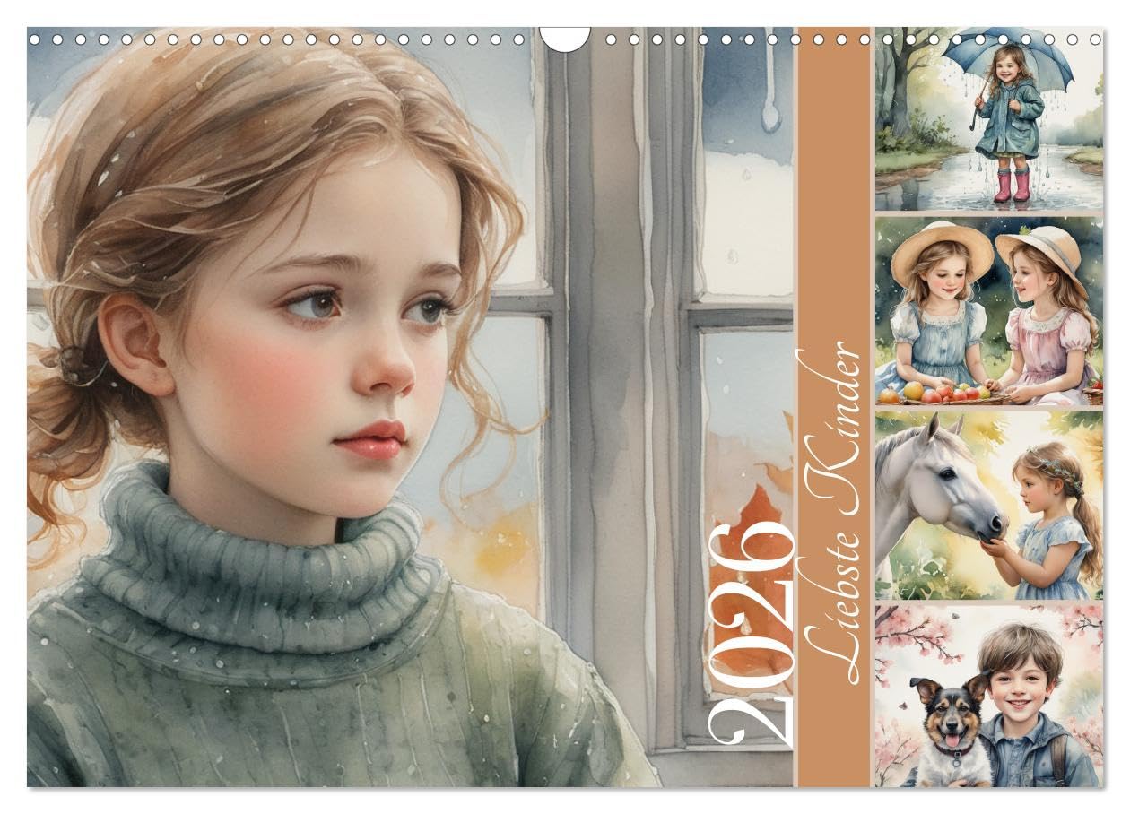 Dearest children UK-Version (Wall Calendar 2026 DIN A3 Landscape), CALVENDO 12 Month Wall Calendar