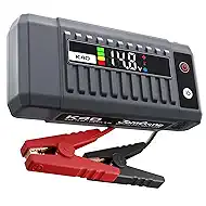K40 Jump Starter 5000A Car Battery Booster Pack for Up to 10.0L Gas or 9.0L Diesel Engines, 12V Portable Jump Box with Extremely Safe Jumper Cable, USB/DC Charge and 3 Mode Flashlight