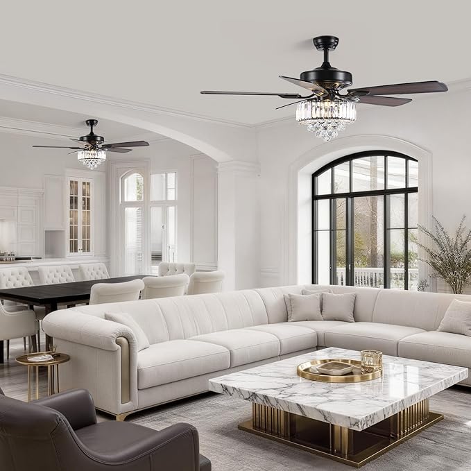 Ventilador de Techo 52 Pulgadas con Luz y Control Remoto 120 miniatura 8