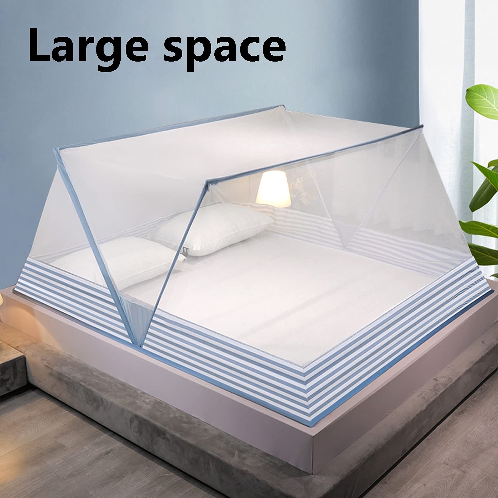 Mosquitera Mosquitera Plegable, mosquitera de Gran Espacio para Adultos/niños, mosquitera portátil para Exteriores (tamaño: 160x190x80cm)