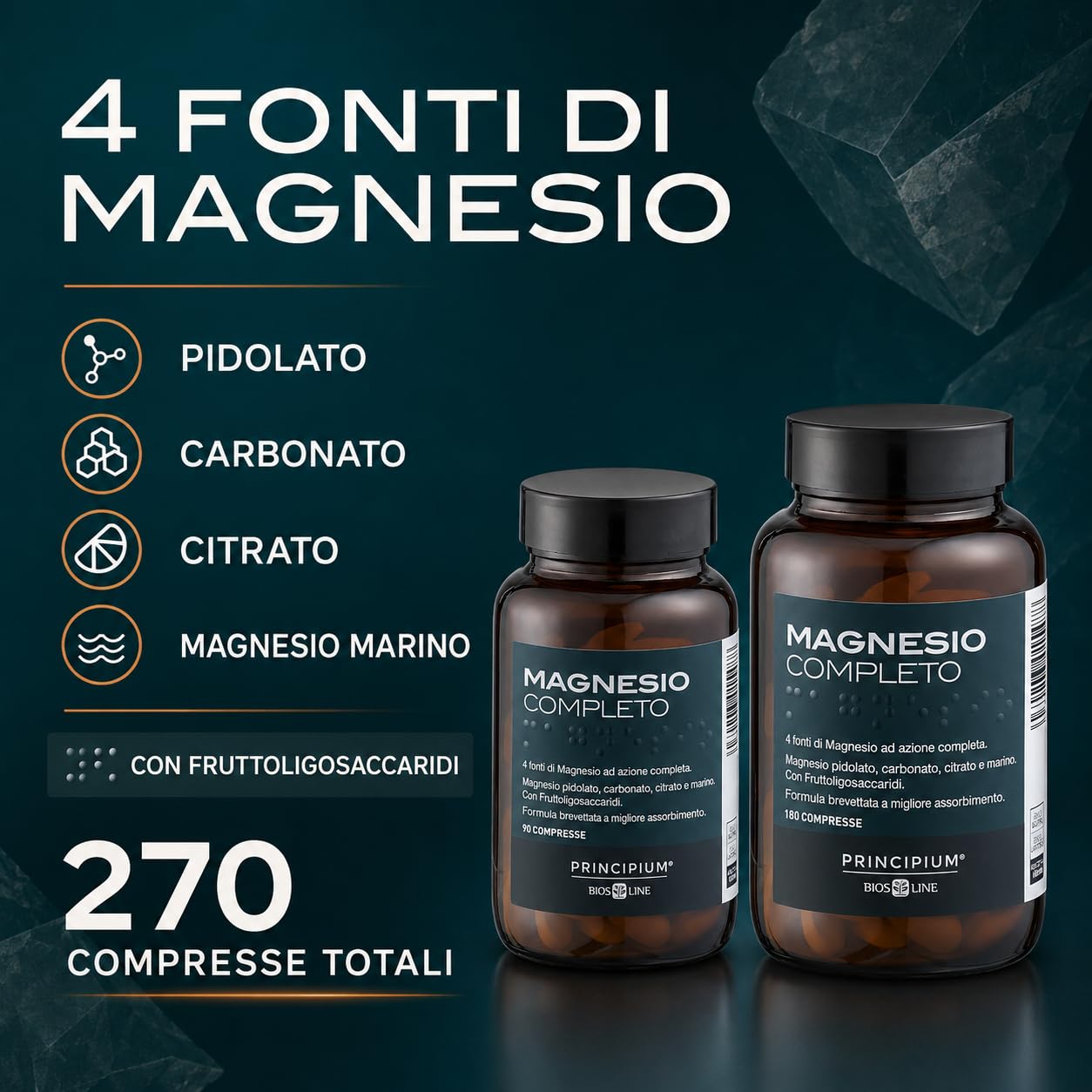 BIOS LINE Principium Magnesio Completo 270 Compresse Totali