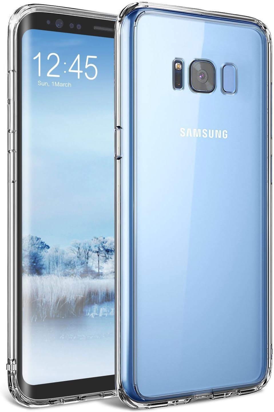 Samsung Galaxy S8 Plus Case, Vitutech Case Cover Galaxy S8 Plus Bumper Case Ultra-Thin Soft Gel TPU Full Protection [Anti-Scratches] [Shock Absorption] Protective Case for Samsung Galaxy S8 Plus - Transparent