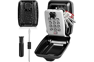 HUANLANG Key Lock Box Wall Mount Security Key Box