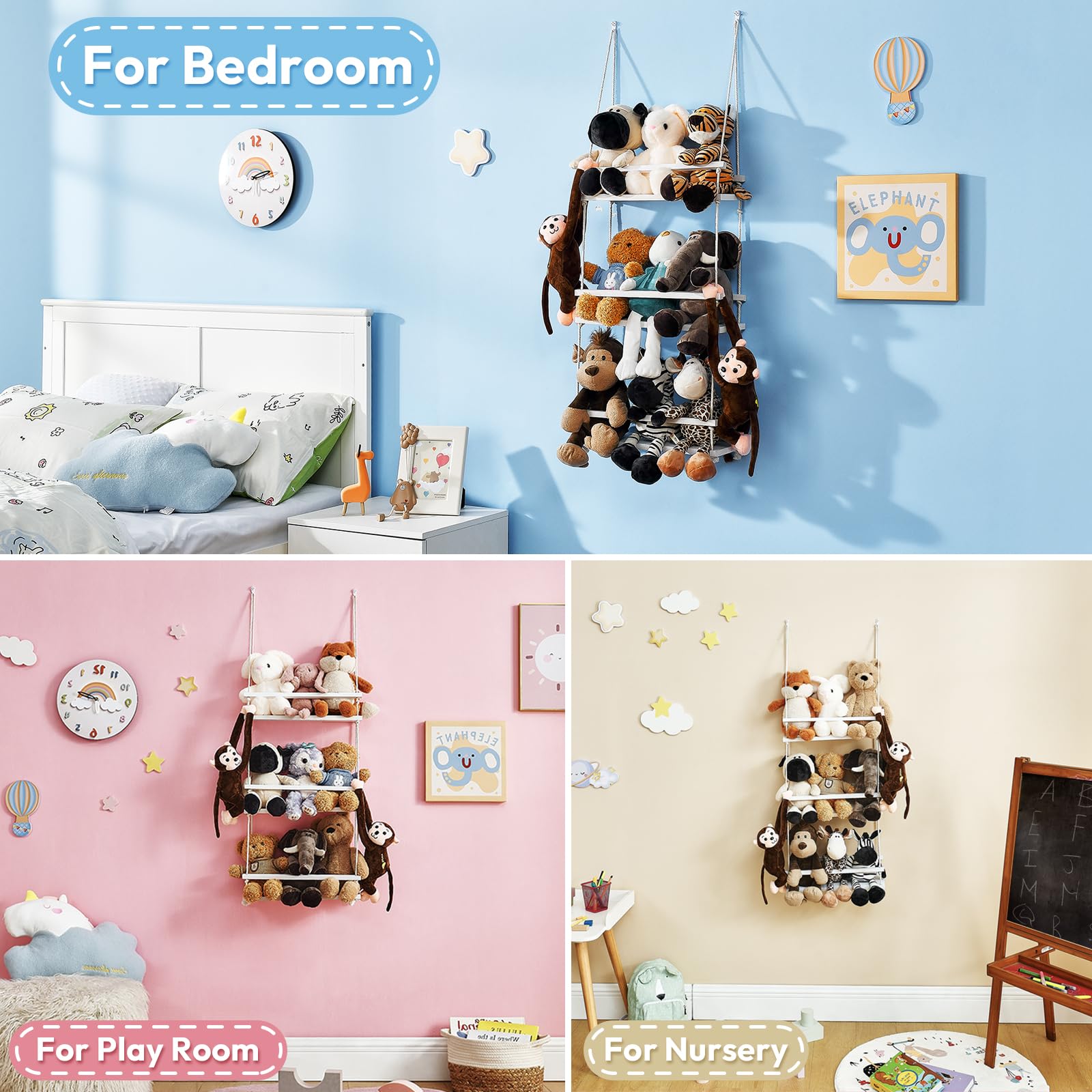 Contenedor De Peluche Vertical My Zoo Organizador De