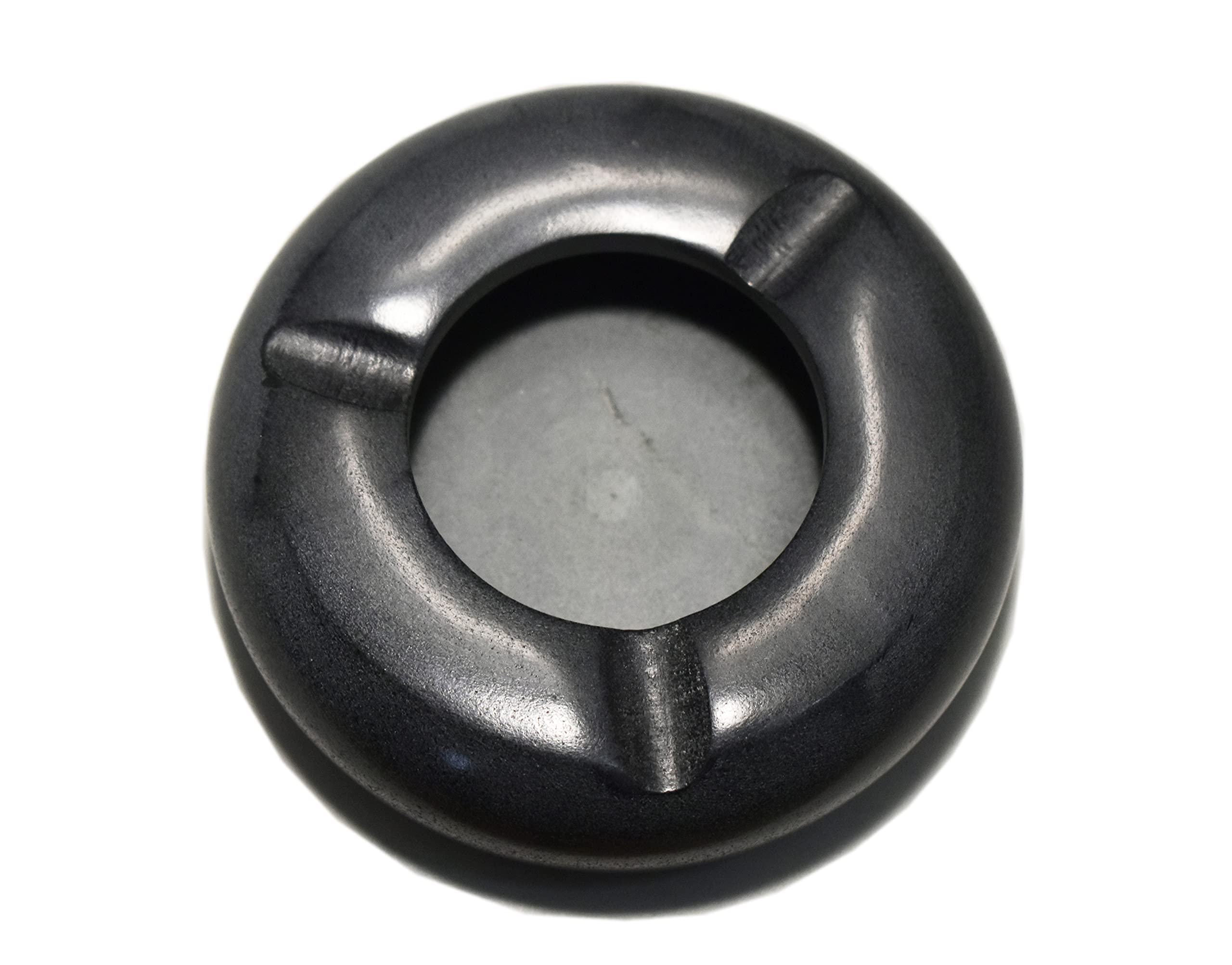 MARBOGLASS India Handicraft Black Marble Outdoor Ashtrays color stone - Great Gift for Smokers 4 Inch-image-25