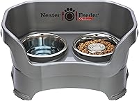 Vista 47 de Neater Pet Brands Neater Feeder Deluxe Cuencos para Perros Elevad os a Prueba de Derrames para Perros Pequeños Menos de 19 lbs, Fabricado en EE.UU.