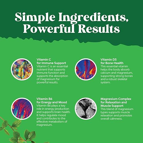 Miniatura 7 de Paquete de magnesio de alta absorción para dormir, L-treonato de apigenina teanina para dormir y descansar y glicinato de magnesio sin azúcar