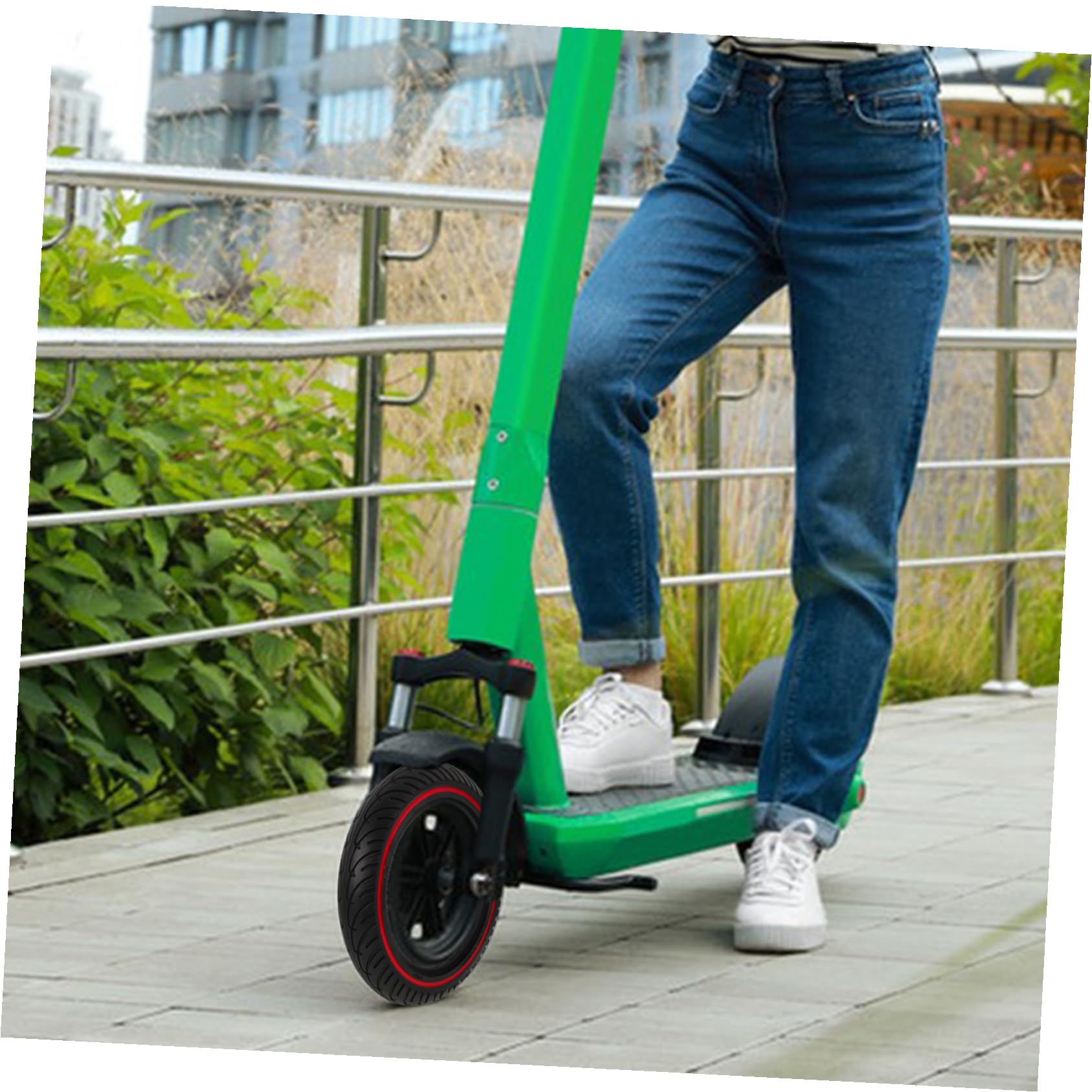 TOPBATHY Pneu Scooter Électrique Nid Abeille Non Gonflable Pneu Solide Remplacement pour Trottinette Électrique Pro