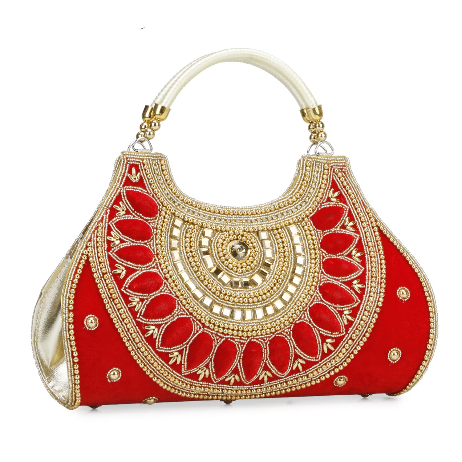 LONGING TO BUY Womens Clutch For Wedding, Engagement & Other Functions (Red-04) (B09VPV4PV5) Amazon Price History, Amazon Price Tracker