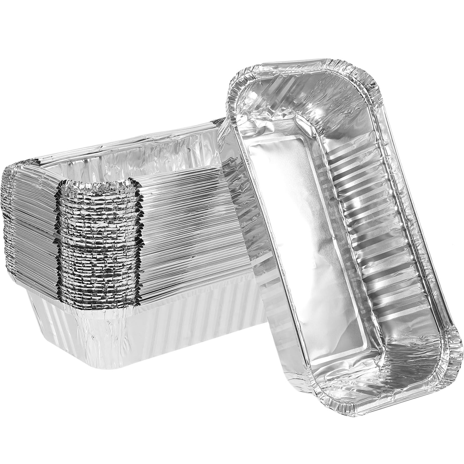Cajas de aluminio Zerodeko desechables para hornear alimentos sin limpiar moldes tras la barbacoa