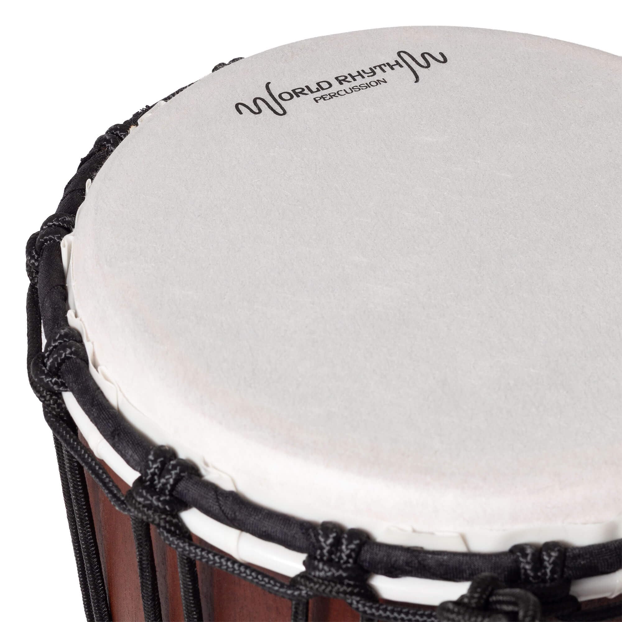 Tambor Djembe de 30 cm con Cabeza Sintética de 7" | Estilo Africano, Tallado a Mano - para Artistas, Círculos de Tambor, Escuelas, Talleres Grupales