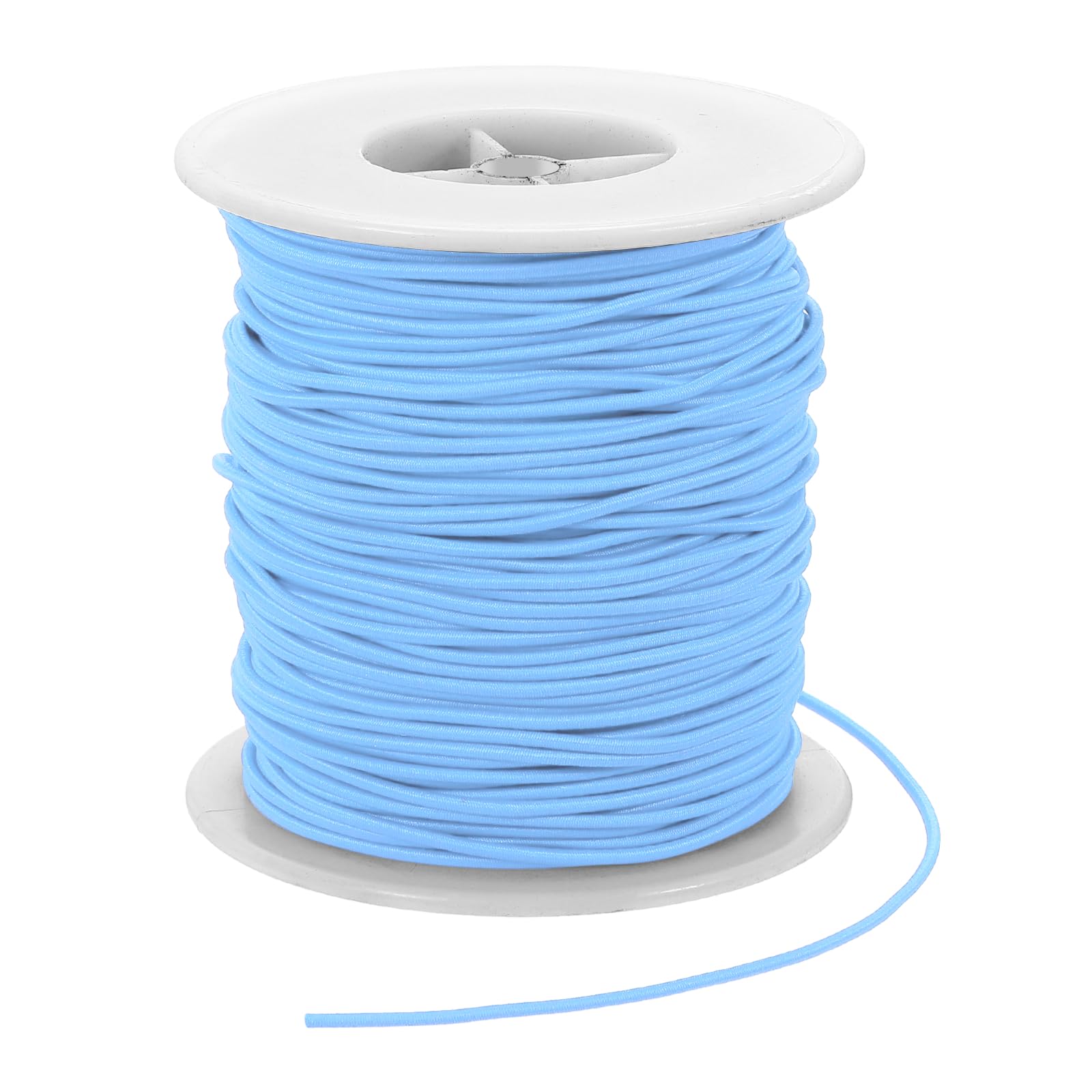 Cordón elástico para bisutería que no se deforma, hilo de 2 mm para manualidades fáciles