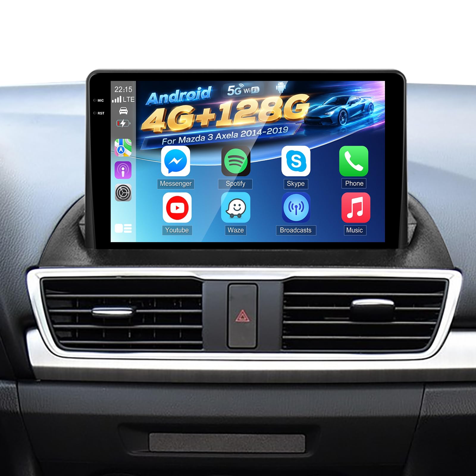 Photo 1 of NHOPEEW Android Car Stereo for Mazda 3 Axela (2014-2019)