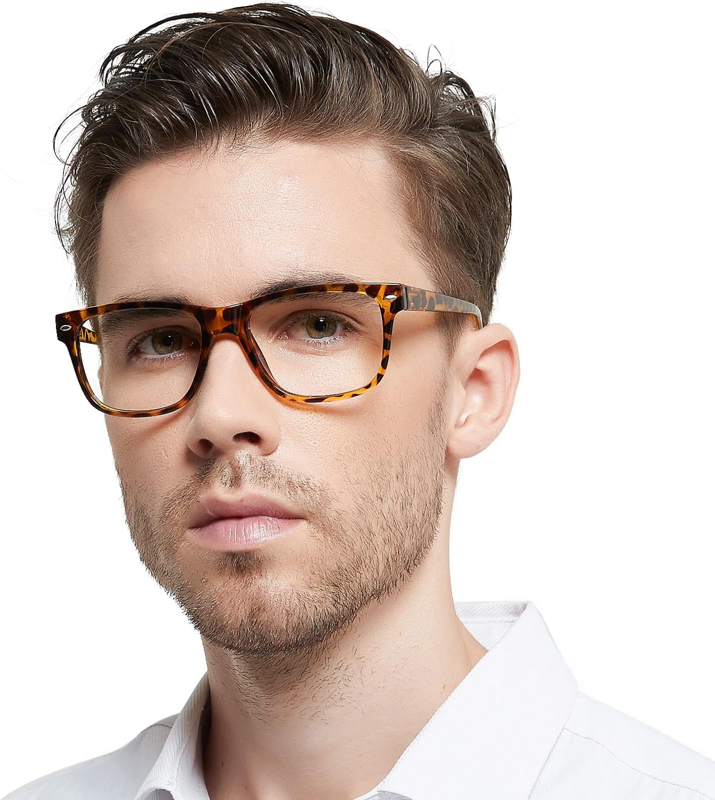 OCCI CHIARI Large Reading Glasses Men 1.5 Oversize Square Readers with Big Frame 1.00 1.25 1.50 1.75 2.00 2.25 2.50 2.75 3.00 3.50 4.00 5.00 6.00 (Yellow)