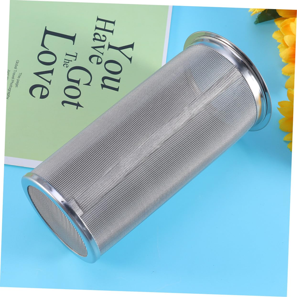 Amosfun 2 Piezas Colador de Café Inoxidable con Mango Filtro de Fina para Infusiones de y Café Diseño para Hogar y Cafeterías