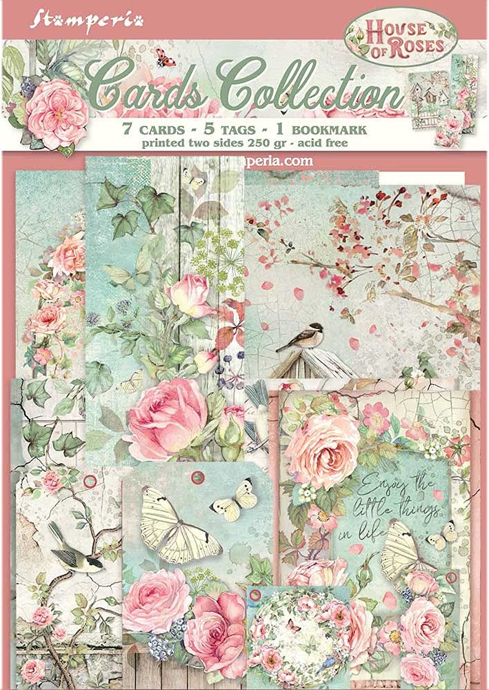 Carte Decorative Stamperia - Collezione Casa Di Rose Per Artigianato - Foto 11