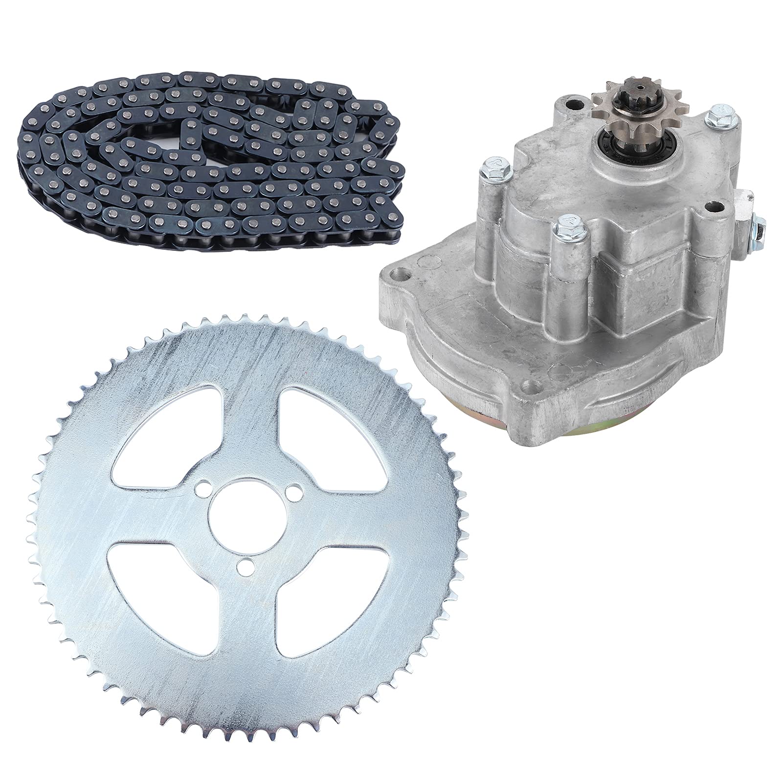 CHICIRIS T8F Kette Getriebe Kettenrad Kit Stahllegierung Kupplung Trommel Set für Mini Moto Dirt Bike Go Kart ATV Einfache Installation Ersatz