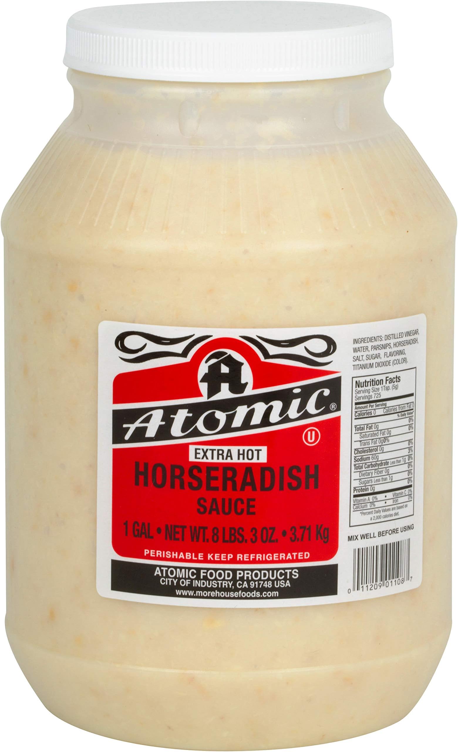 Atomic Horseradish - Extra Hot - 1 Gal - 128 Ozs