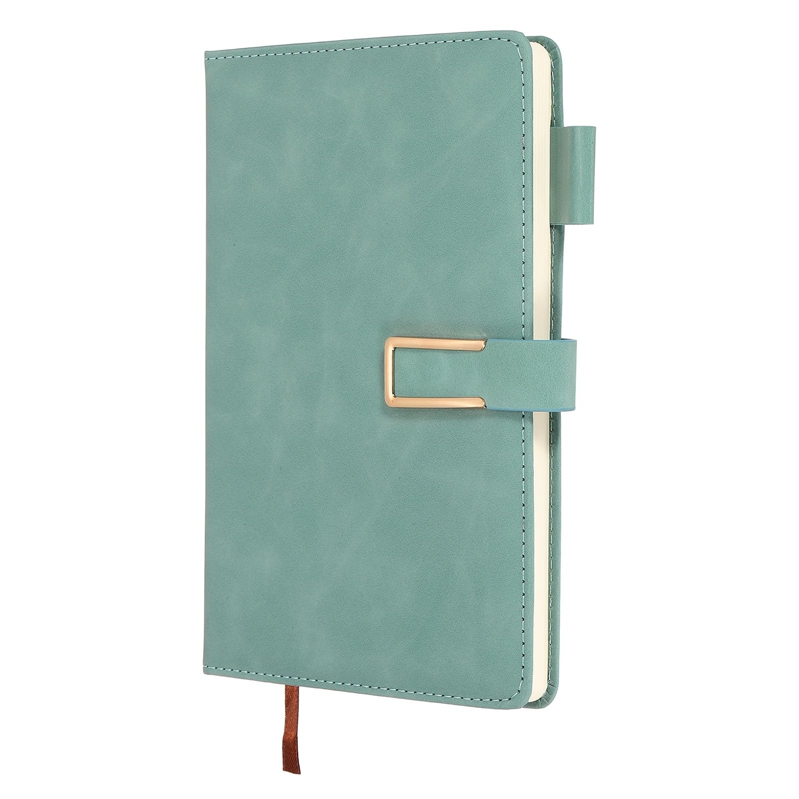 PATIKIL Lined Journal Notebook Magnetic 8.3" x 5.7" A5 100 Pages 80 GSM, Nordic Blue
