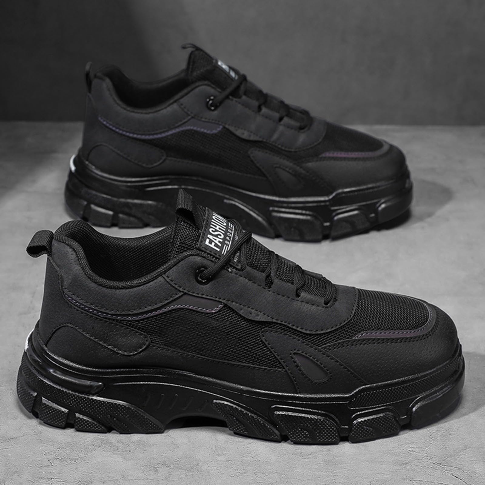 Zapatillas de correr para hombre, ligeras, transpirables, suela gruesa, zapatillas de deporte, antideslizantes, amortiguación, zapatillas de correr, zapatillas para hombre, zapatillas de senderismo