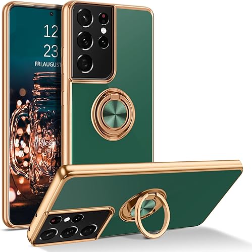 BENTOBEN Funda compatible con Samsung Galaxy S21 Ultra con soporte de anillo de 360, a prueba de golpes, delgada, magnética, para mujeres y hombres, BENTOBEN Funda compatible con Samsung Galaxy S21 Ultra con soporte de anillo de 360, a prueba de golpes, delgada, magnética, para mujeres y hombres,