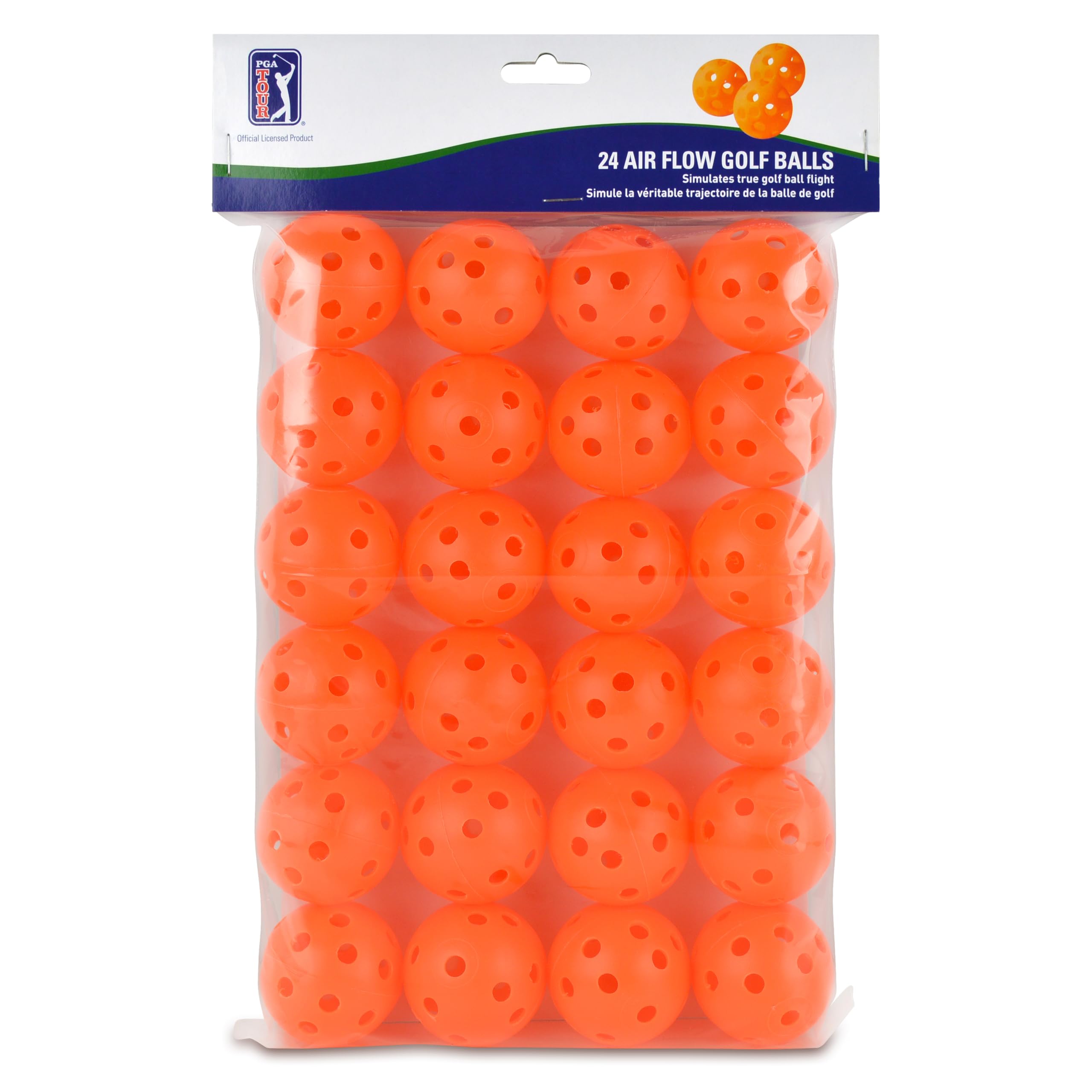 PGA Tour 24 Air Flow Practice Golf Balls