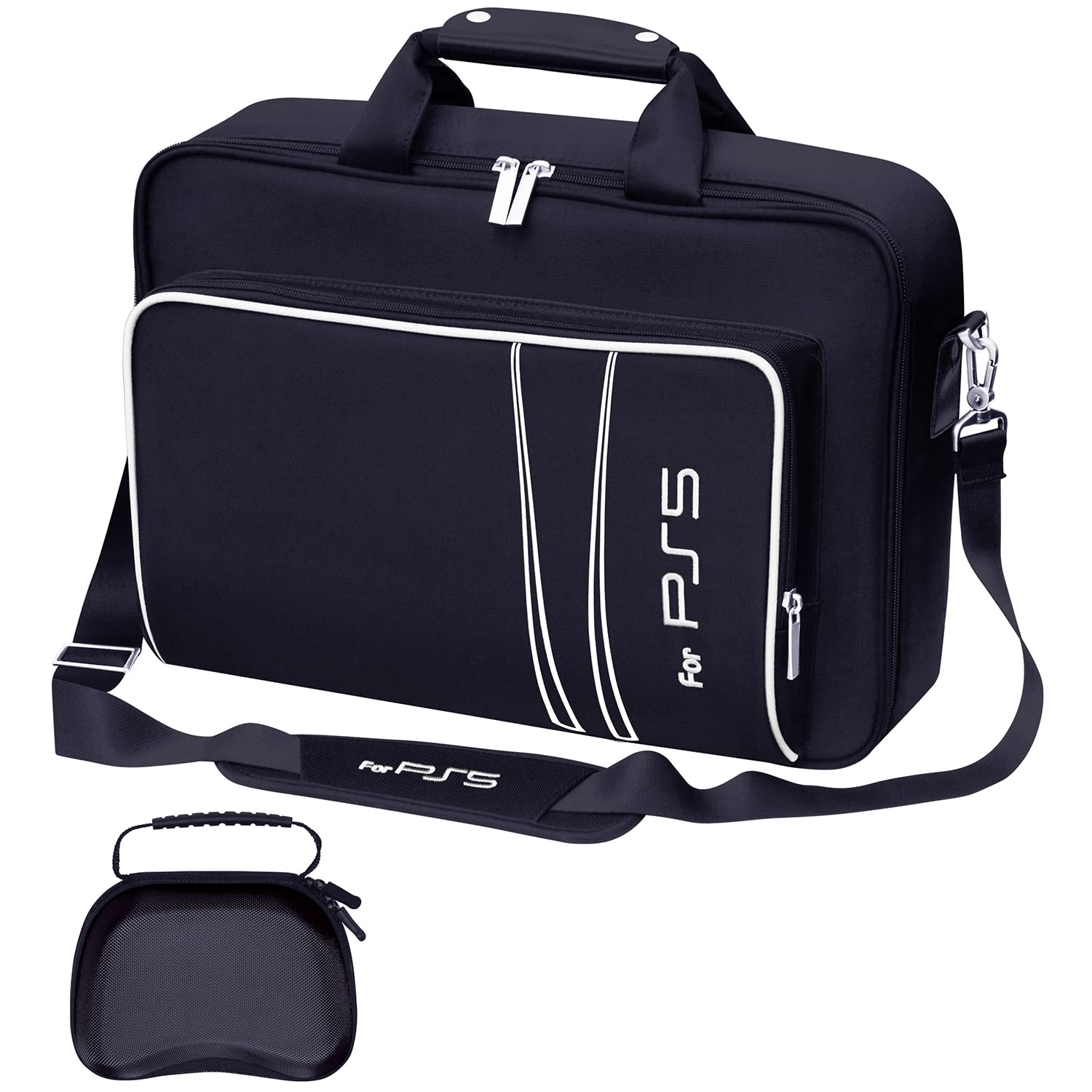 omarando PS5 Carrying Case, Console Case Compatible Playstation 5 and PS5 Digital Edition,PS5 Games,