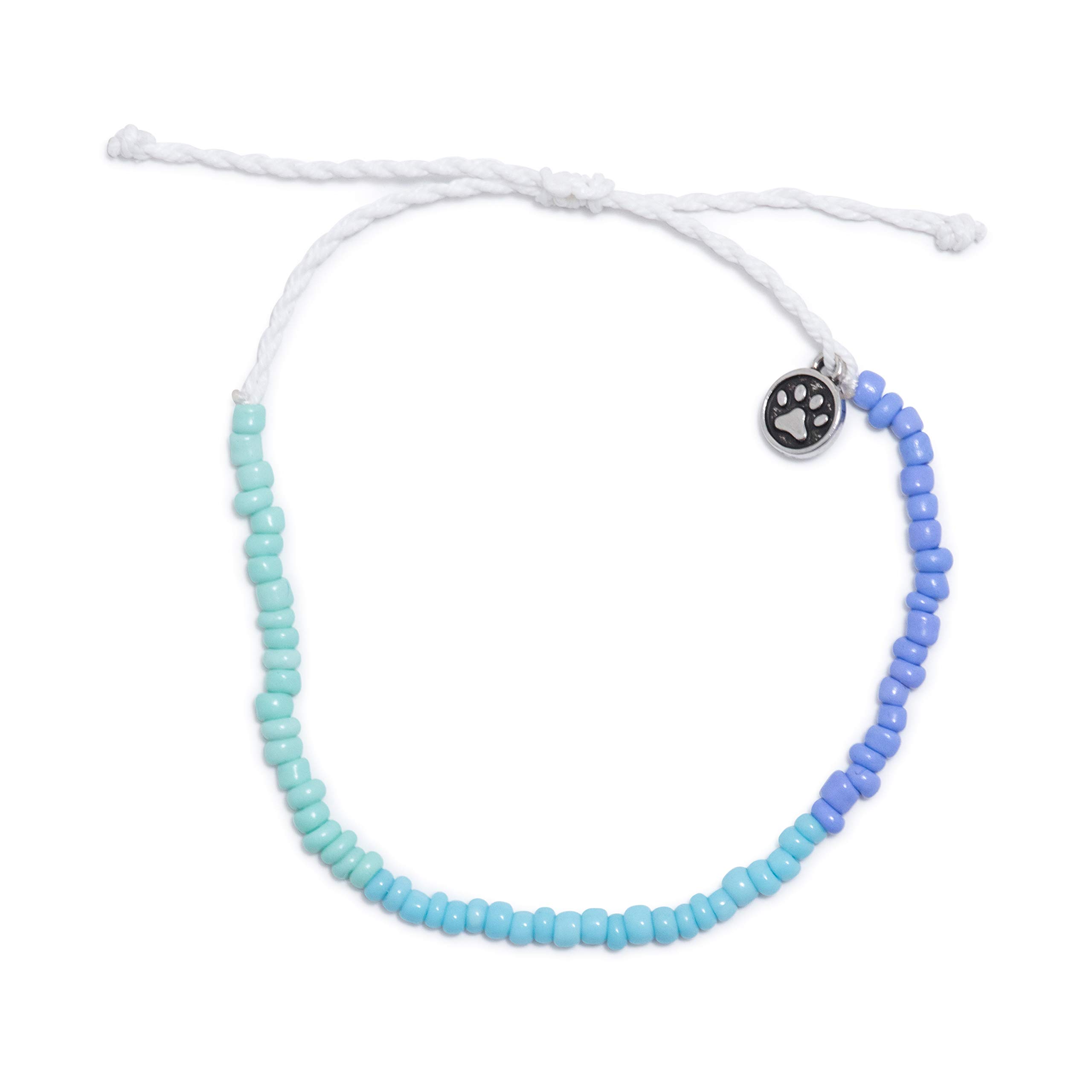 Tally Puppy Seed Bead String Bracelets Little Paw Print Charm Dog Jewelry for Women Bracelet for Girls Teen Jewelry Dog Lover Gifts Boys Bracelet Jewelry Men Adjustable