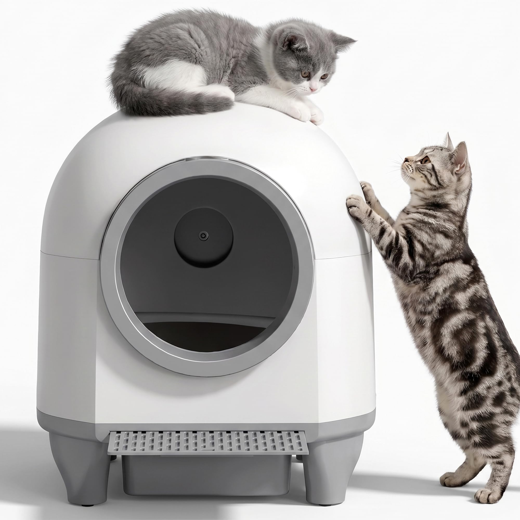 Greesum Smart Self-Cleaning Cat Litter Box