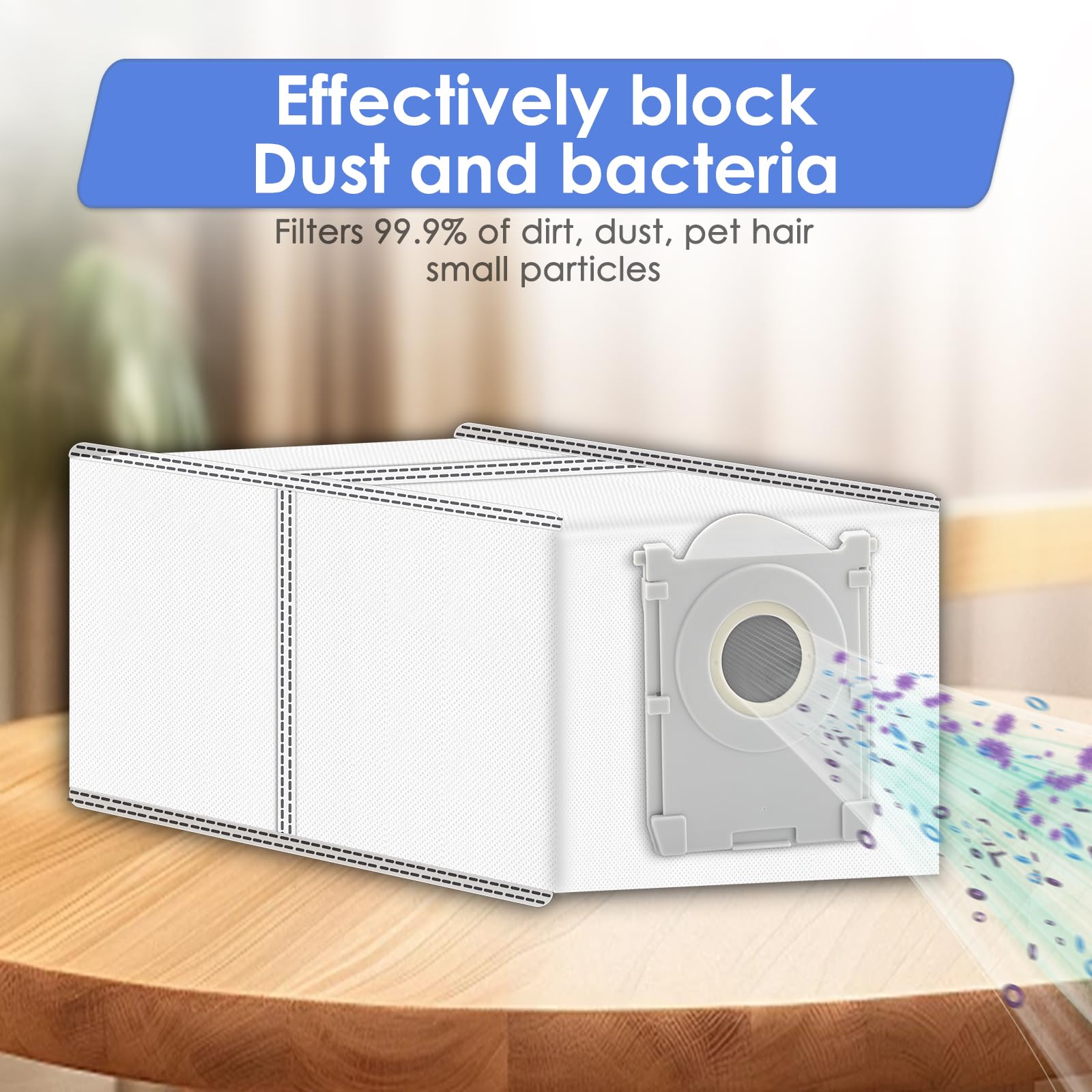 (21 Pezzi) T50 Pro Omni Parti di Ricambio per Robot Aspirapolvere ECOVACS DEEBOT T50 Omni, 1 Spazzola a Rullo, 6 Spazzole Laterali, 5 Sacchetti Raccoglipolvere, 5 Filtri HEPA, 4 Panni per Mocio