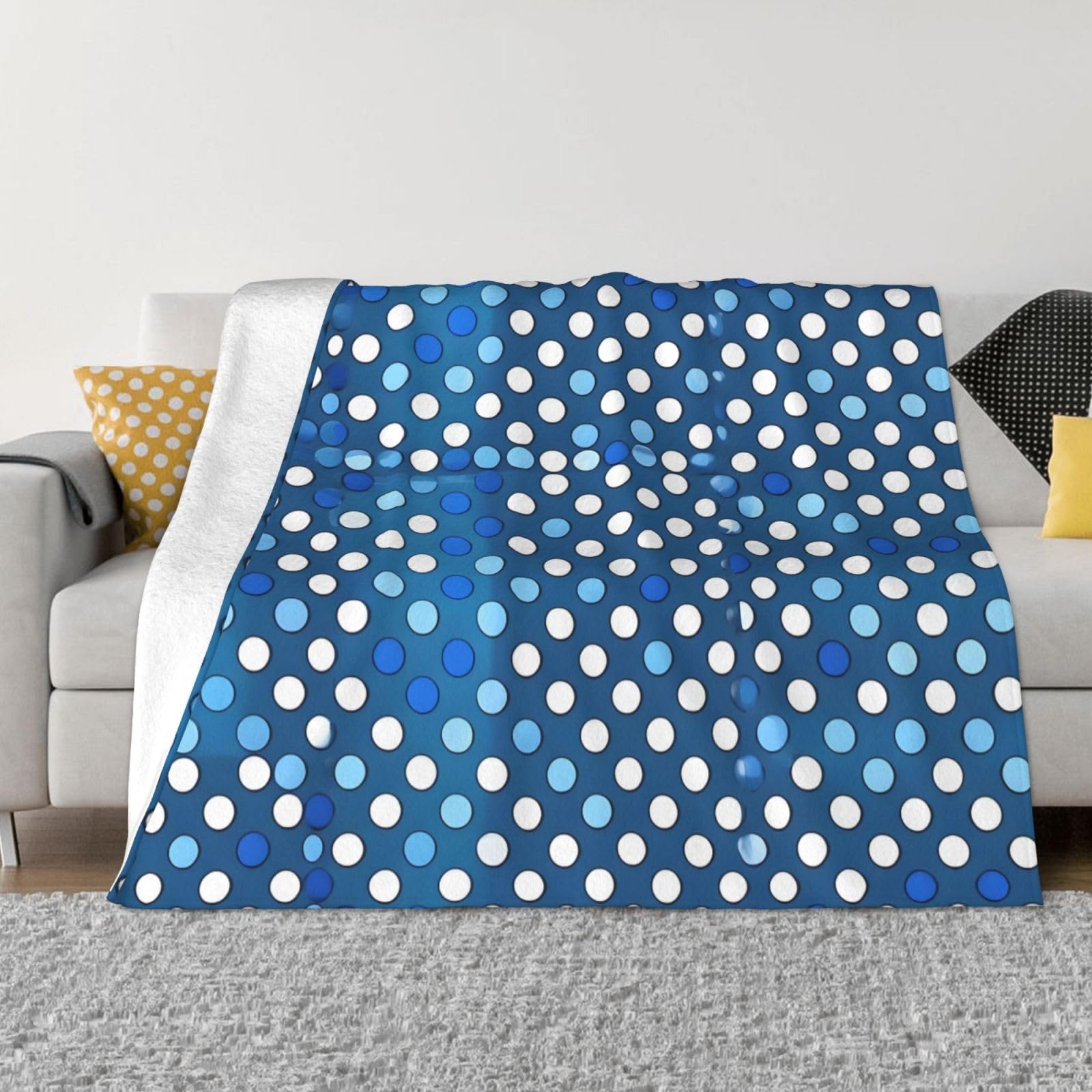 Couverture polaire douce pour lit contre le froid toutes saisons 127x152cm