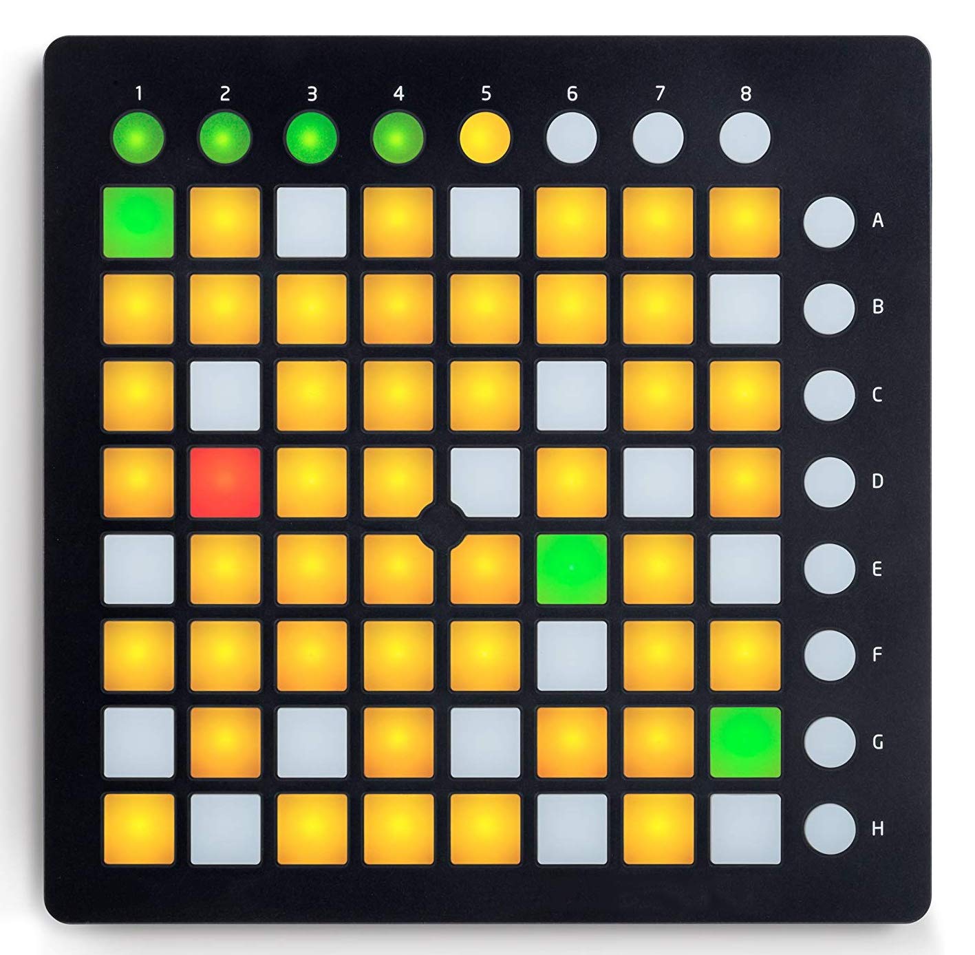 Contrôleur MIDI Pad Portable - 64 Pads RGB, Éditeur Intégré - Pour Production Musicale, Performances Live - Compatible PC/Mac - 5