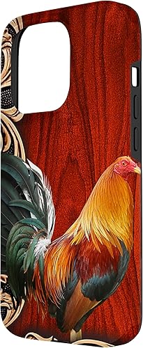 Vista 35 de Funda para iPhone 13 Pro Max Rooster wood - ROOSTER-PC