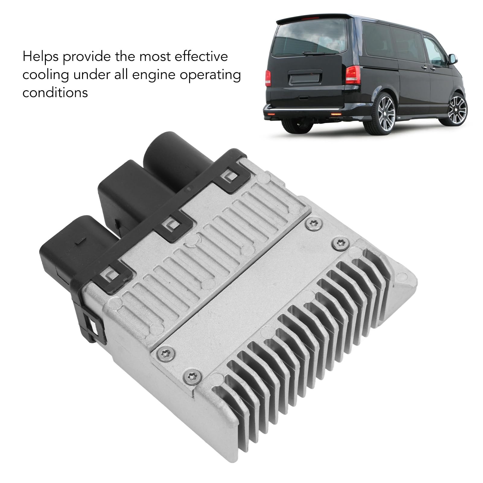 Sostituzione unità di Controllo Ventola Radiatore 7H0919506D 898096000 Modulo di Controllo Ventola di Raffreddamento Motore per Transporter T5 2003-2010