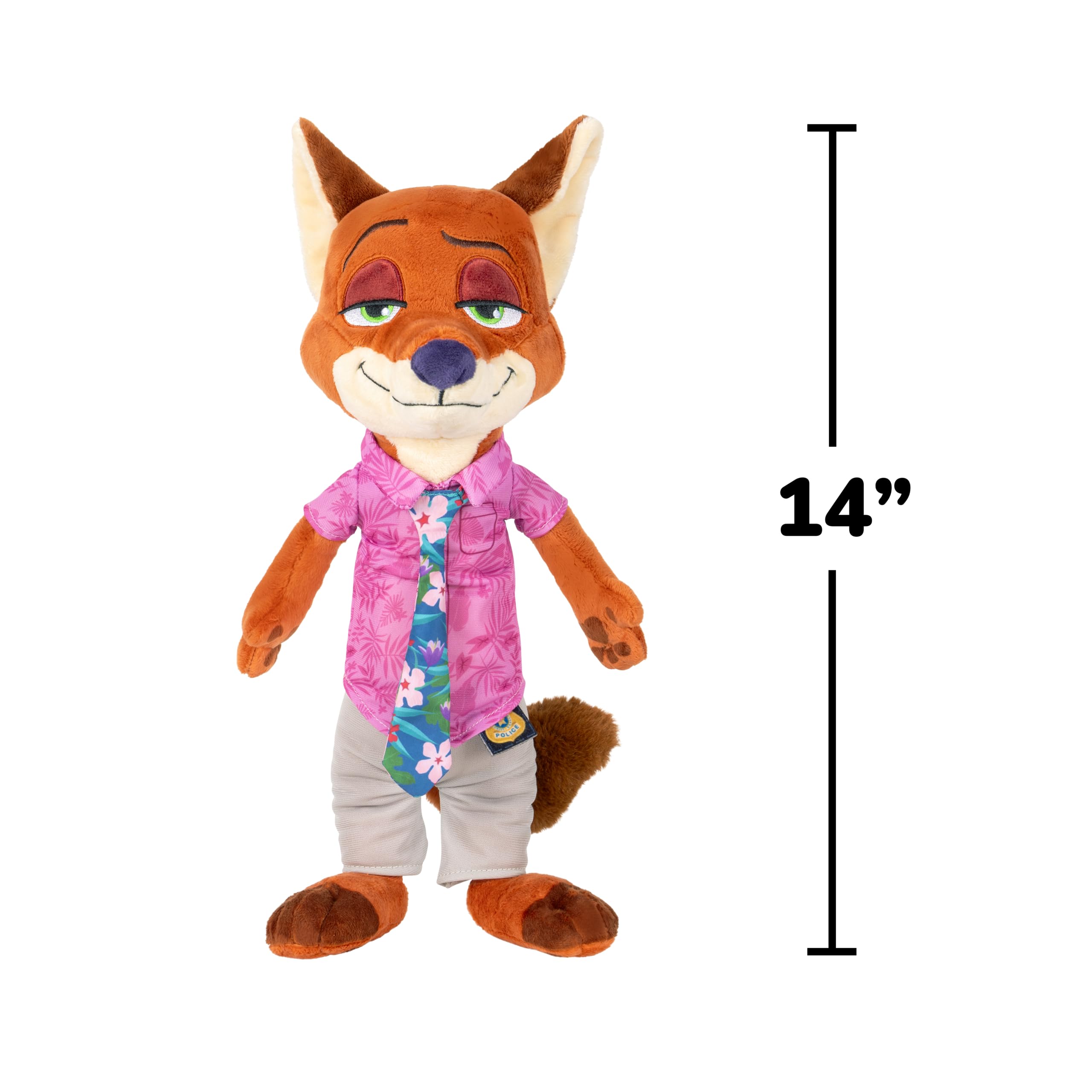 Amazon.com: Disney's Zootopia 2 14” Feature Plush Nick Wilde - 10+